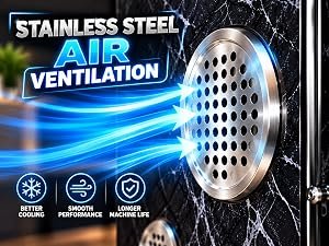 NAVSUKH Vikrant Premium Stainless Steel Air Ventilation